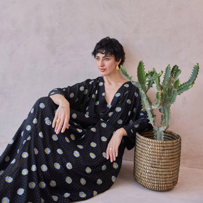 Taro India Daisy Drift Kaftan Maxi Dress