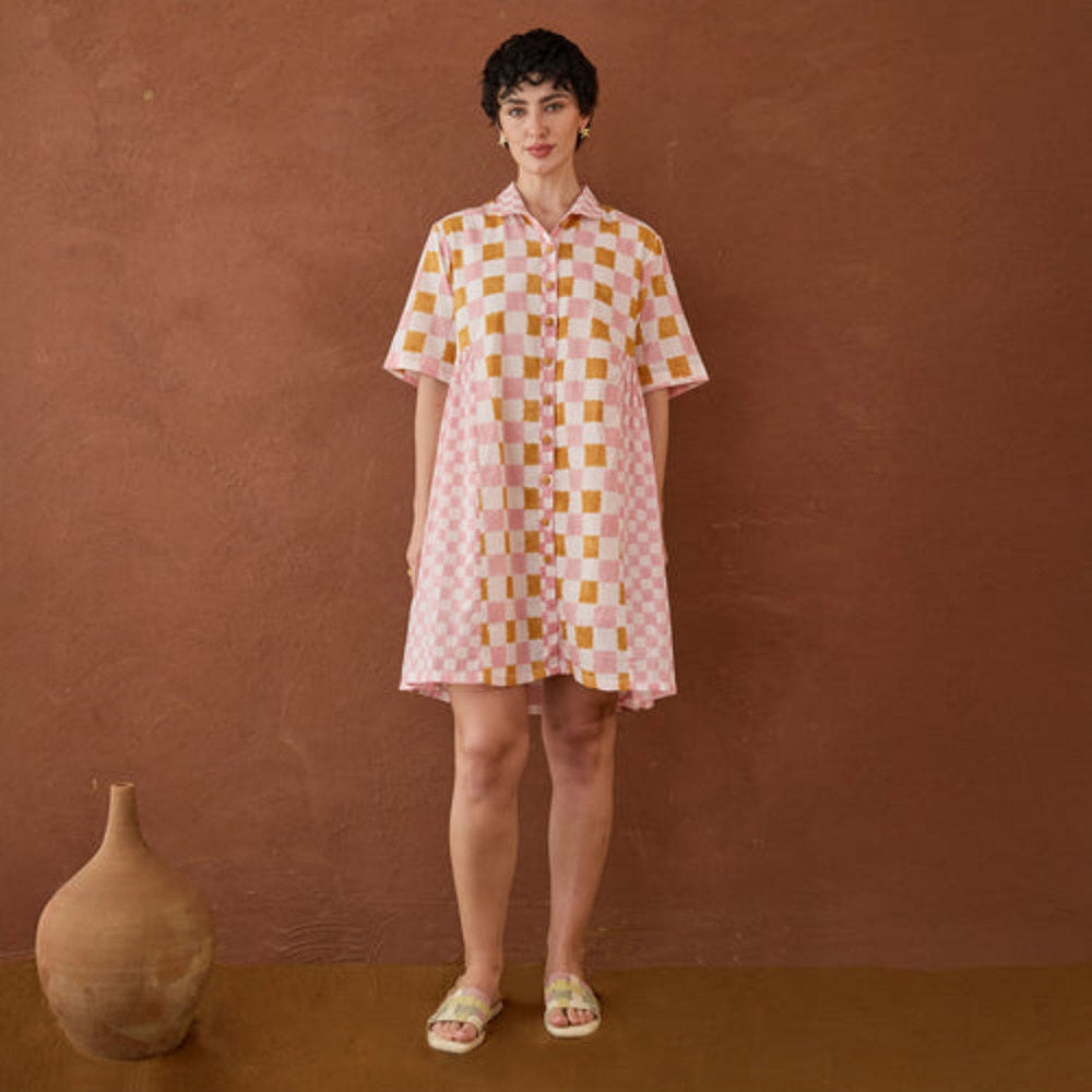 Taro India Bubble-gum Mini Dress