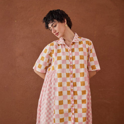 Taro India Bubble-gum Mini Dress