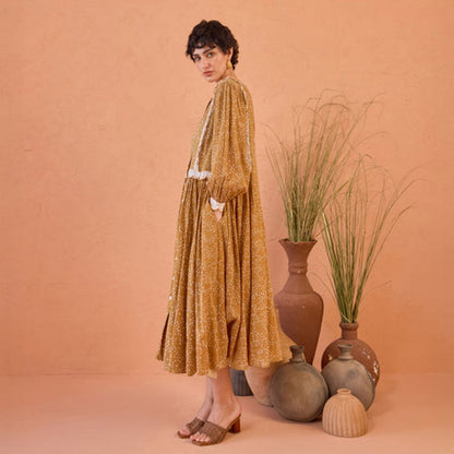 Taro India Marigold Breeze Maxi Dress