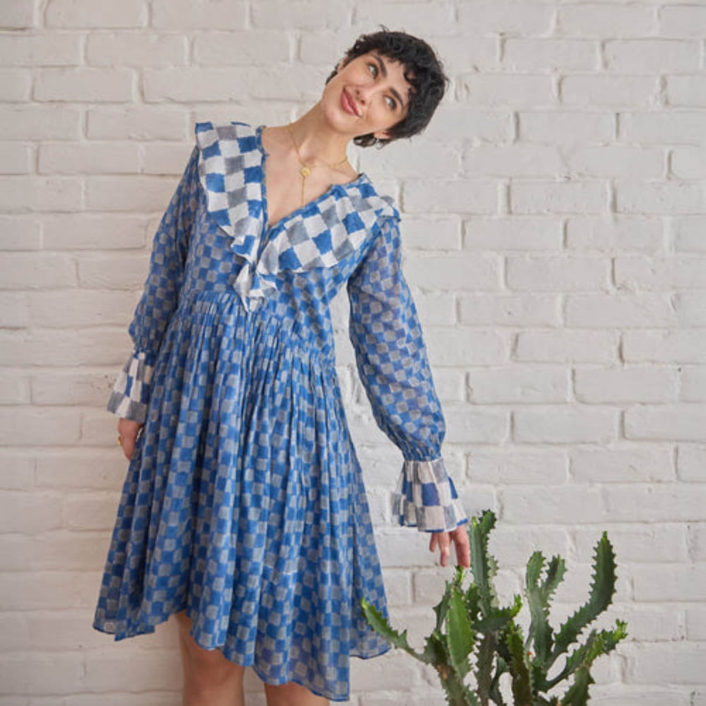 Taro India Azure Tides Mini Dress
