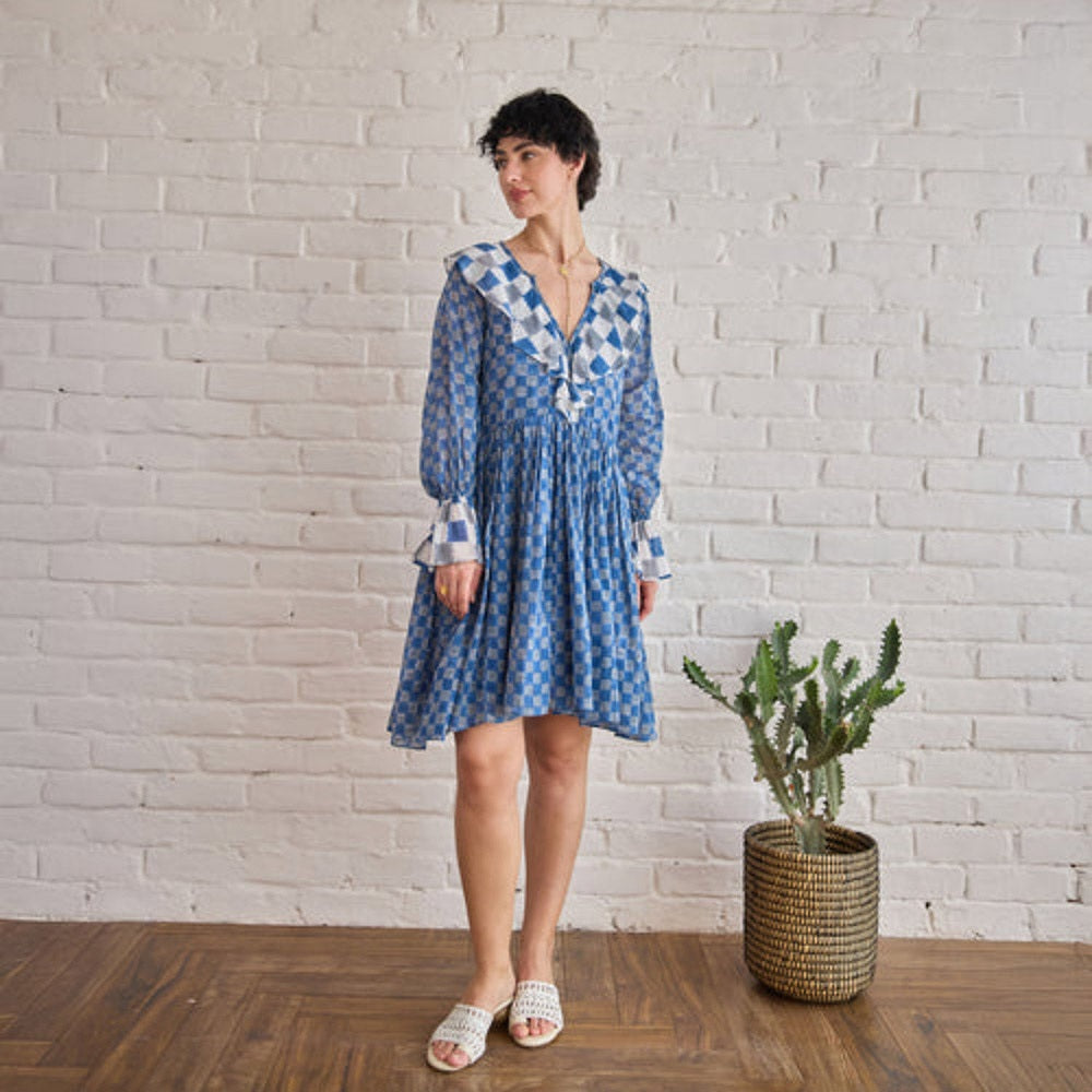 Taro India Azure Tides Mini Dress
