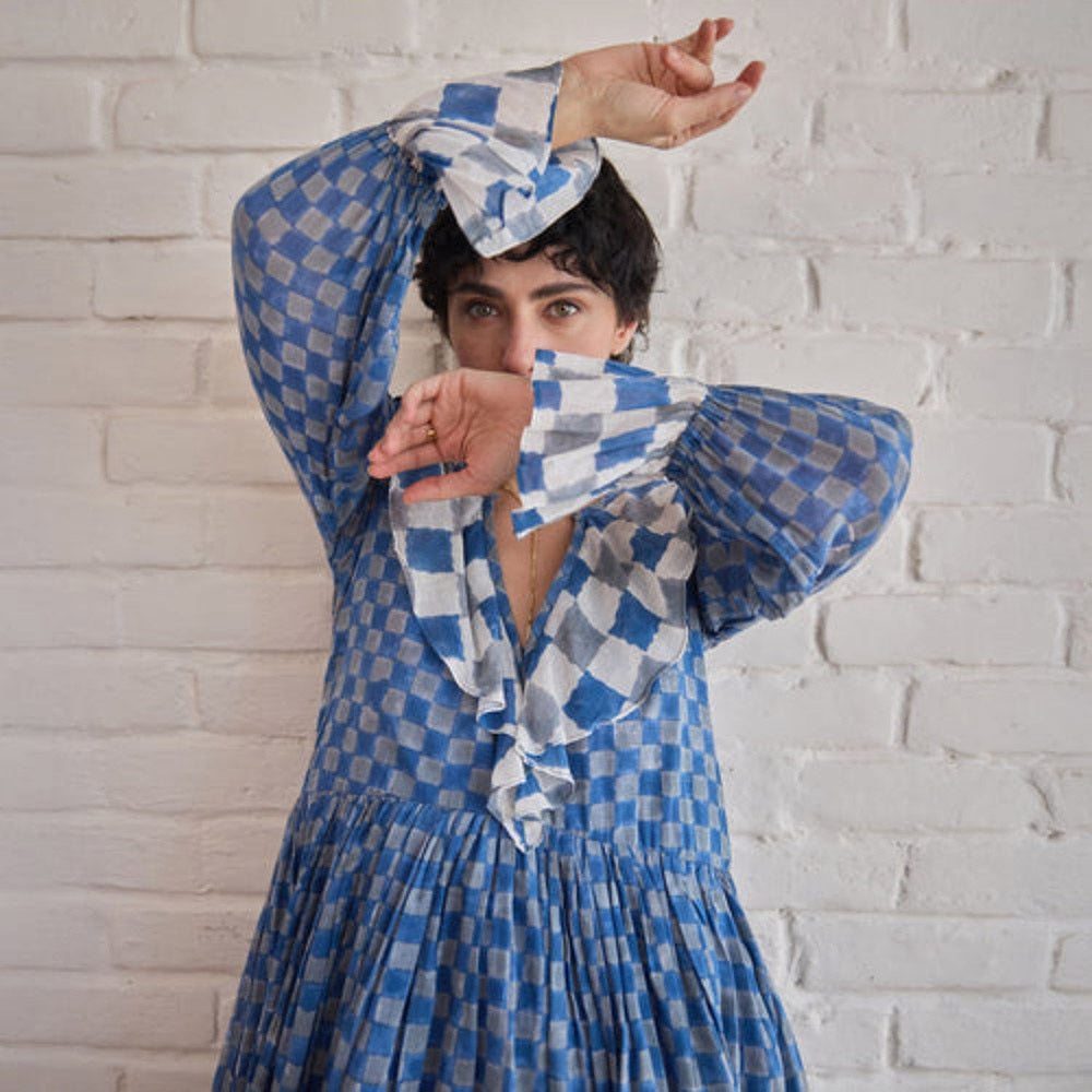 Taro India Azure Tides Mini Dress