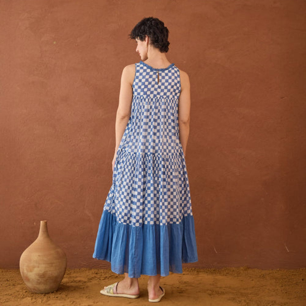 Taro India Breezy Blue Maxi Dress