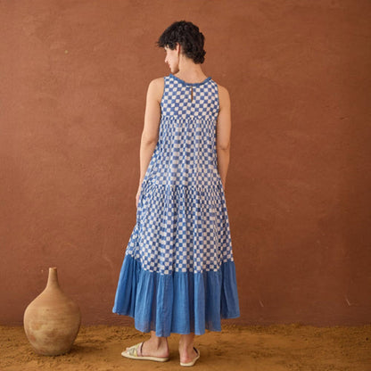 Taro India Breezy Blue Maxi Dress