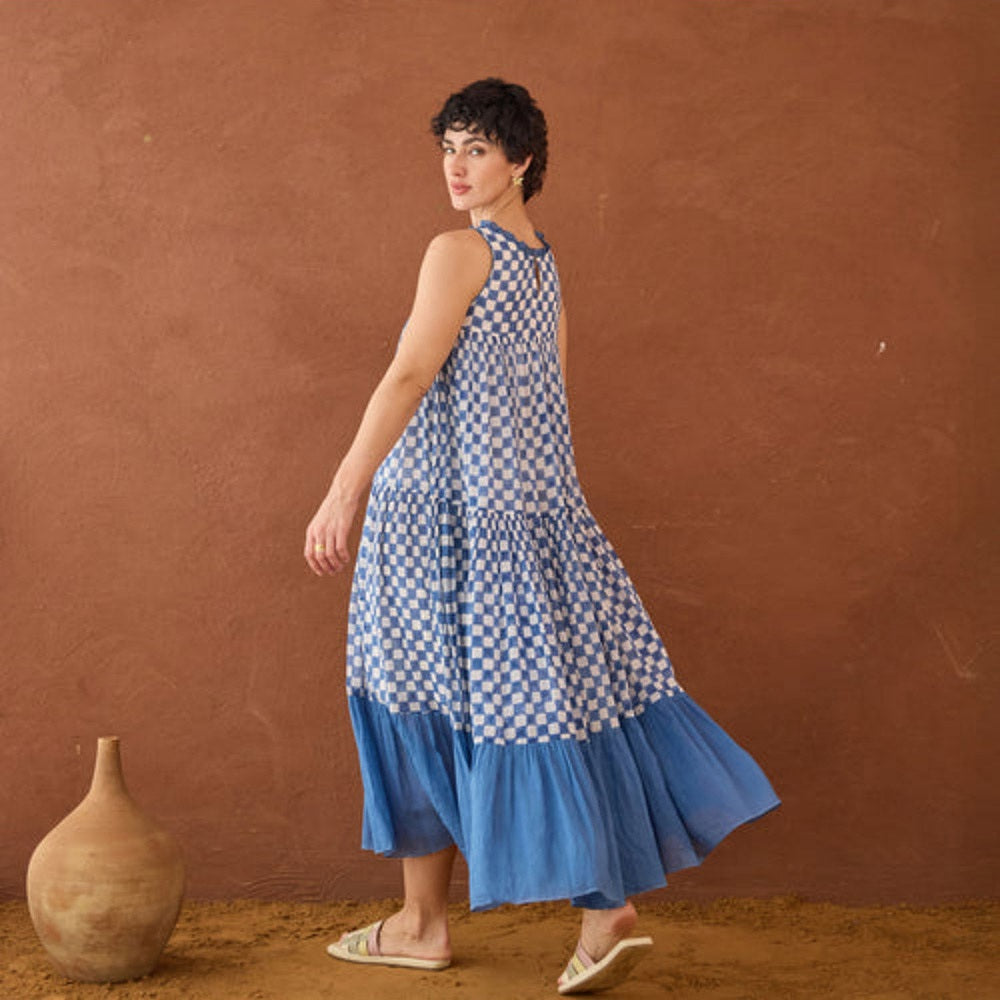 Taro India Breezy Blue Maxi Dress