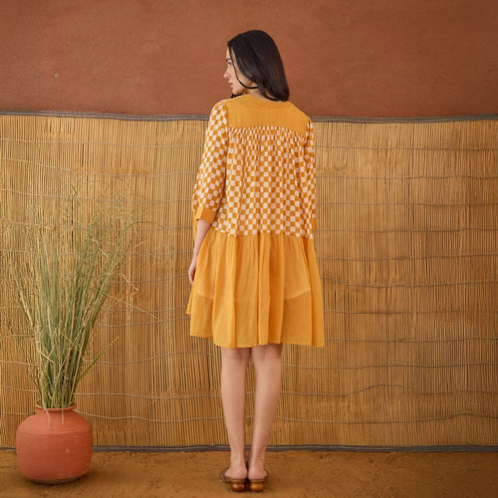 Taro India Honey Drift Mini Shirt Dress