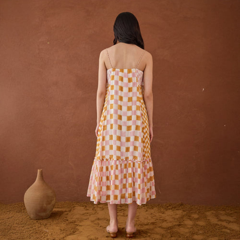 Taro India Summer Strokes Midi Dress