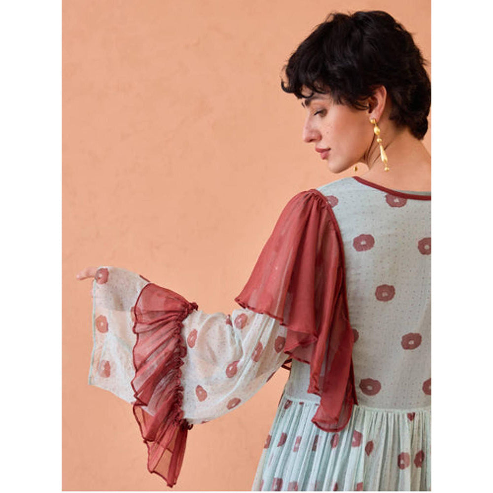 Taro India Wildflower Ruffles Dress