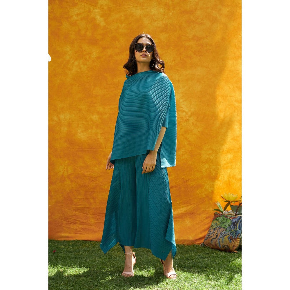 TASUVURE Teal Kristy Co-Ord (Set of 2)