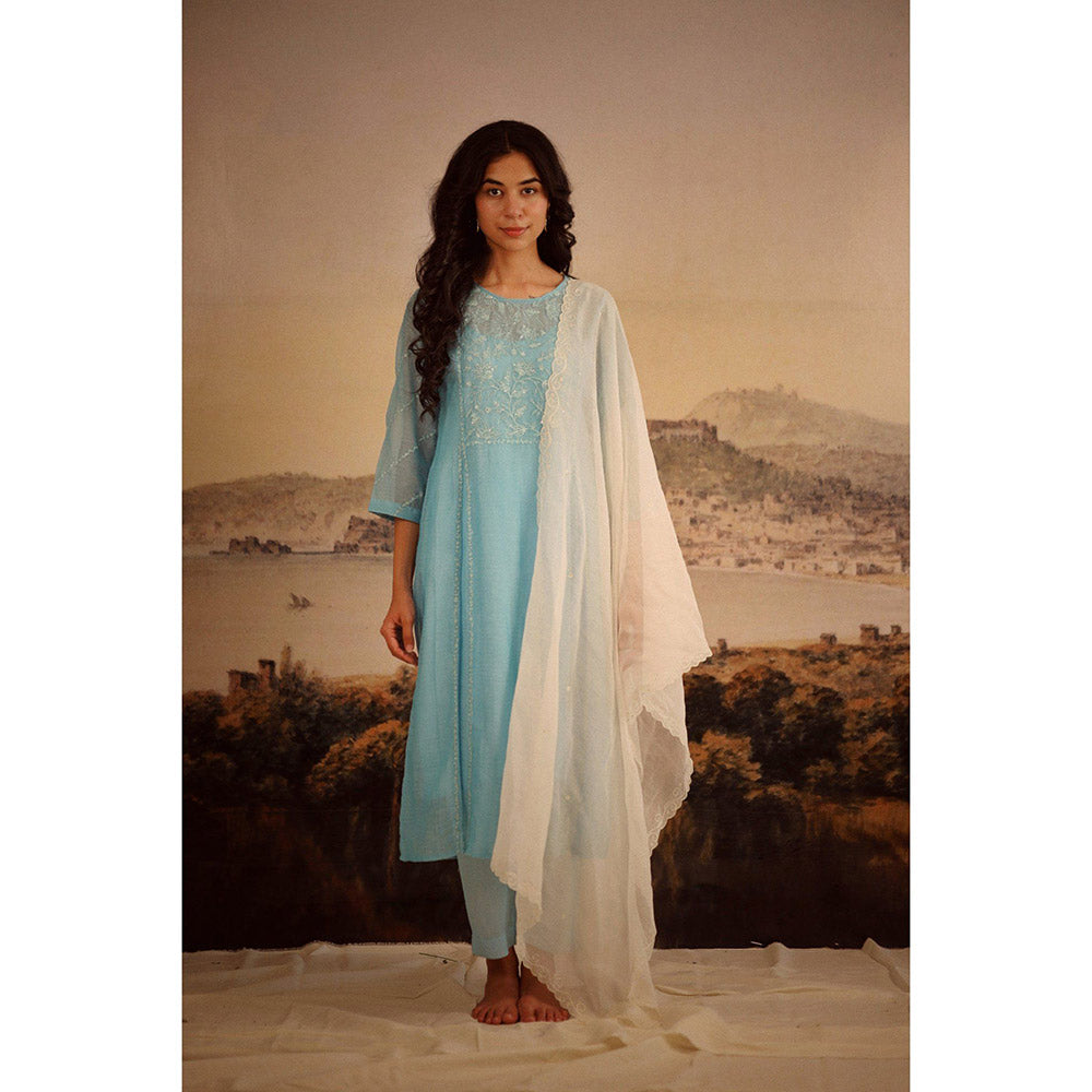 Tatwa Designs Jodhpur Tonal Kurta (Set of 3)