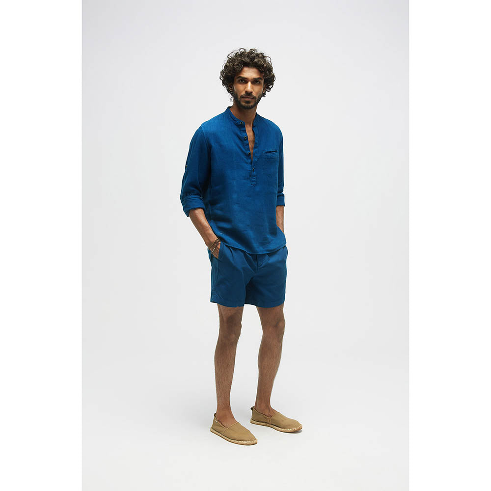 TERRA LUNA Carpo Blue Shirt