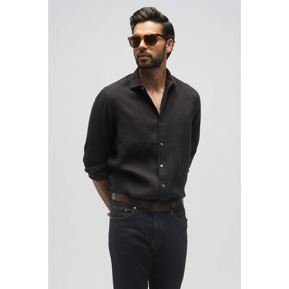 TERRA LUNA Quai Black Shirt