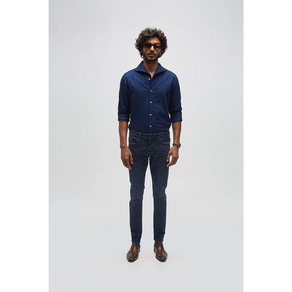 TERRA LUNA Saige Blue Shirt