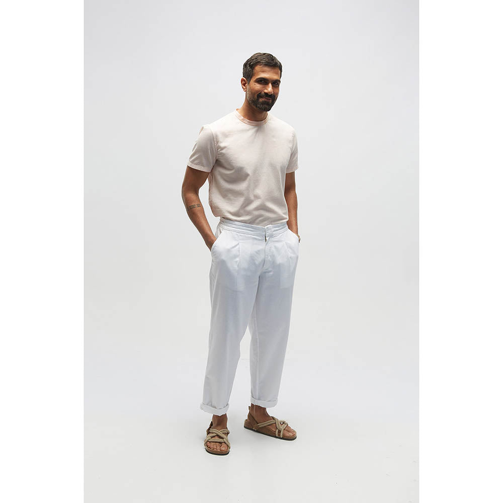 TERRA LUNA Larvotto White Pant