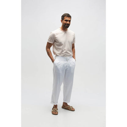 TERRA LUNA Larvotto White Pant