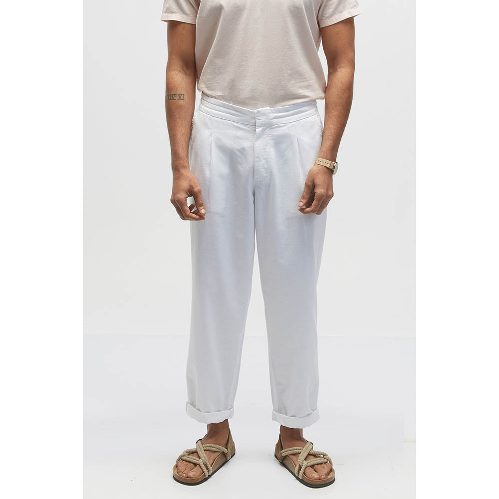 TERRA LUNA Larvotto White Pant