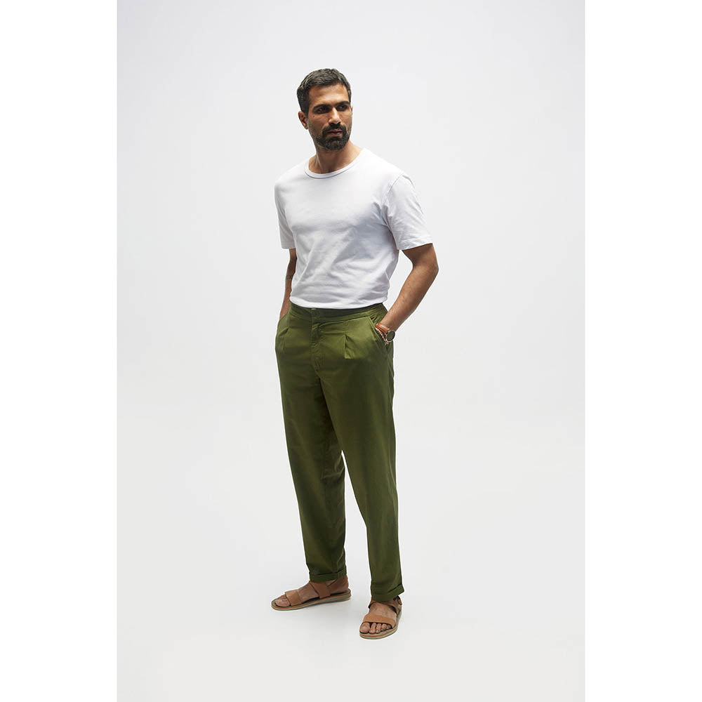 TERRA LUNA Larvotto Olive Pant