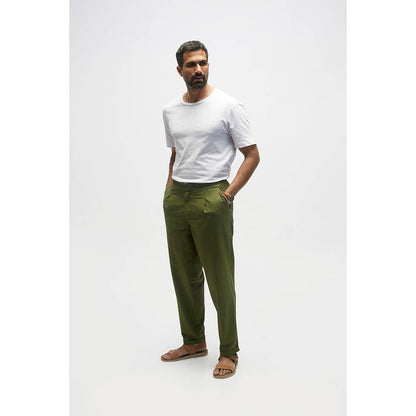 TERRA LUNA Larvotto Olive Pant