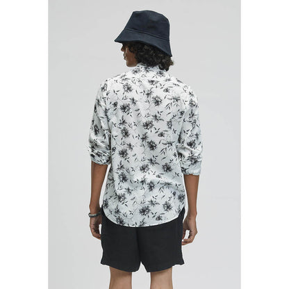 TERRA LUNA Puck Astera Print Casual Shirt