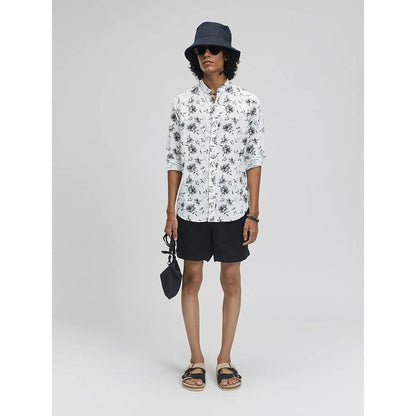 TERRA LUNA Puck Astera Print Casual Shirt