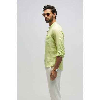 TERRA LUNA Carpo Lime Casual Shirt