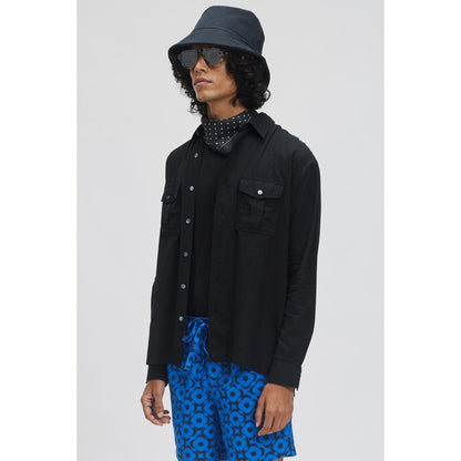 TERRA LUNA Bellatrix Black Casual Shirt