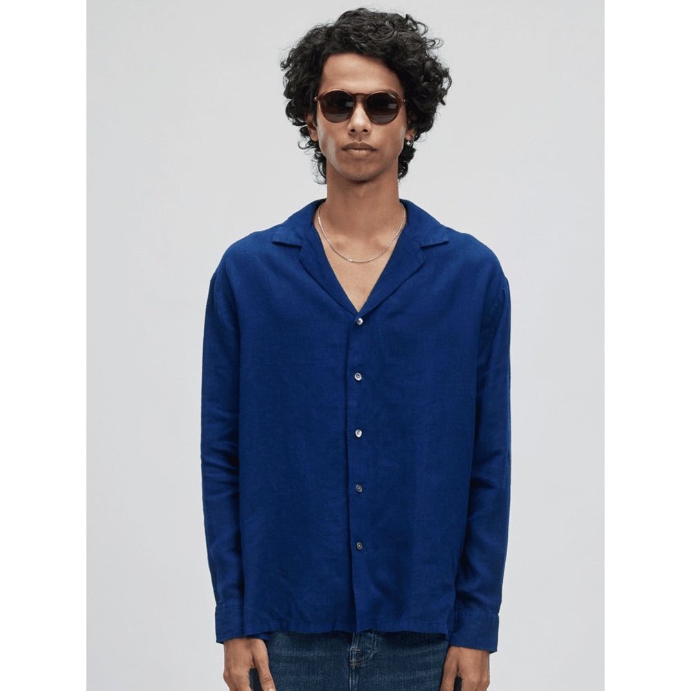 TERRA LUNA Pegasus Blue Casual Shirt