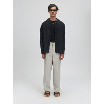 TERRA LUNA Pegasus Black Casual Shirt