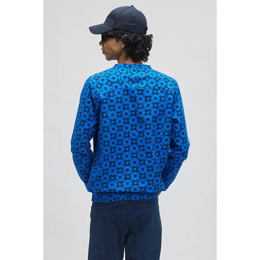 TERRA LUNA Bestla Mega Moon Bloom Cosmic Blue Sweatshirt