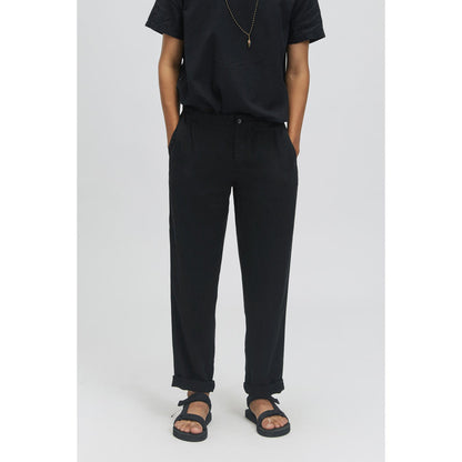 TERRA LUNA Nash Black Trousers