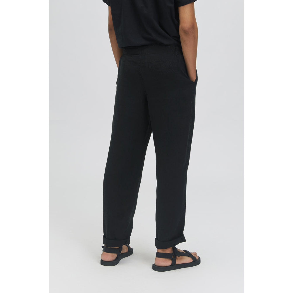 TERRA LUNA Nash Black Trousers