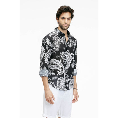 Terra Luna Dante Noir Paisley Shirt