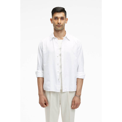 Terra Luna Zouk White Astro Sheen Shirt