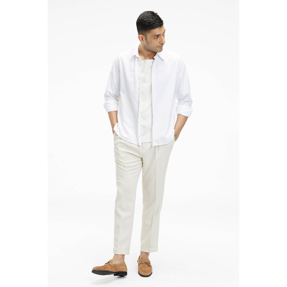 Terra Luna Zouk White Astro Sheen Shirt