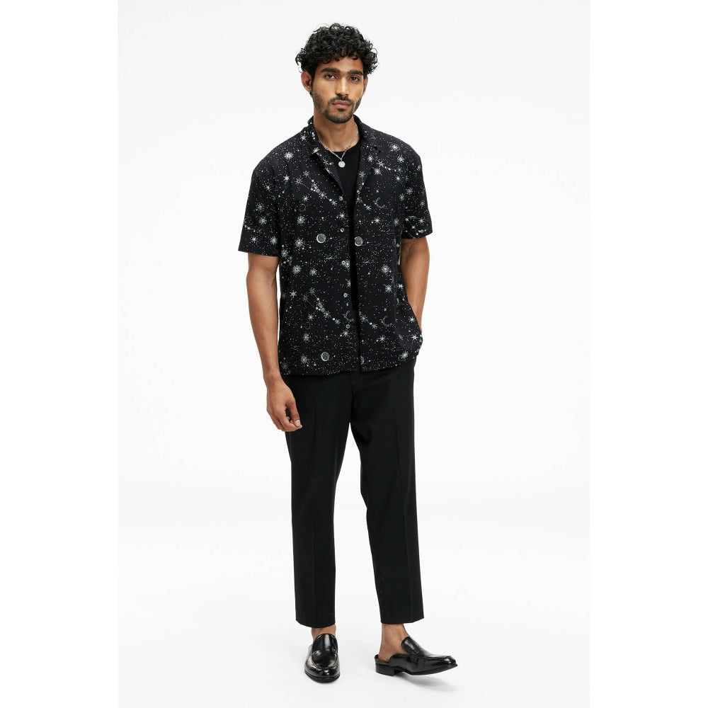 Terra Luna Palawan Eco Foil Sparkle Black Shirt