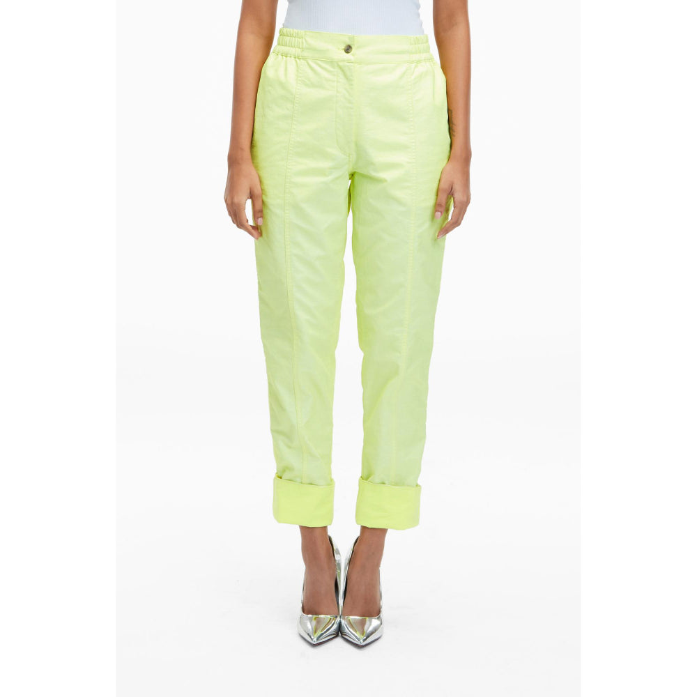 TERRA LUNA Yellow Solid/Plain Naipan Pant
