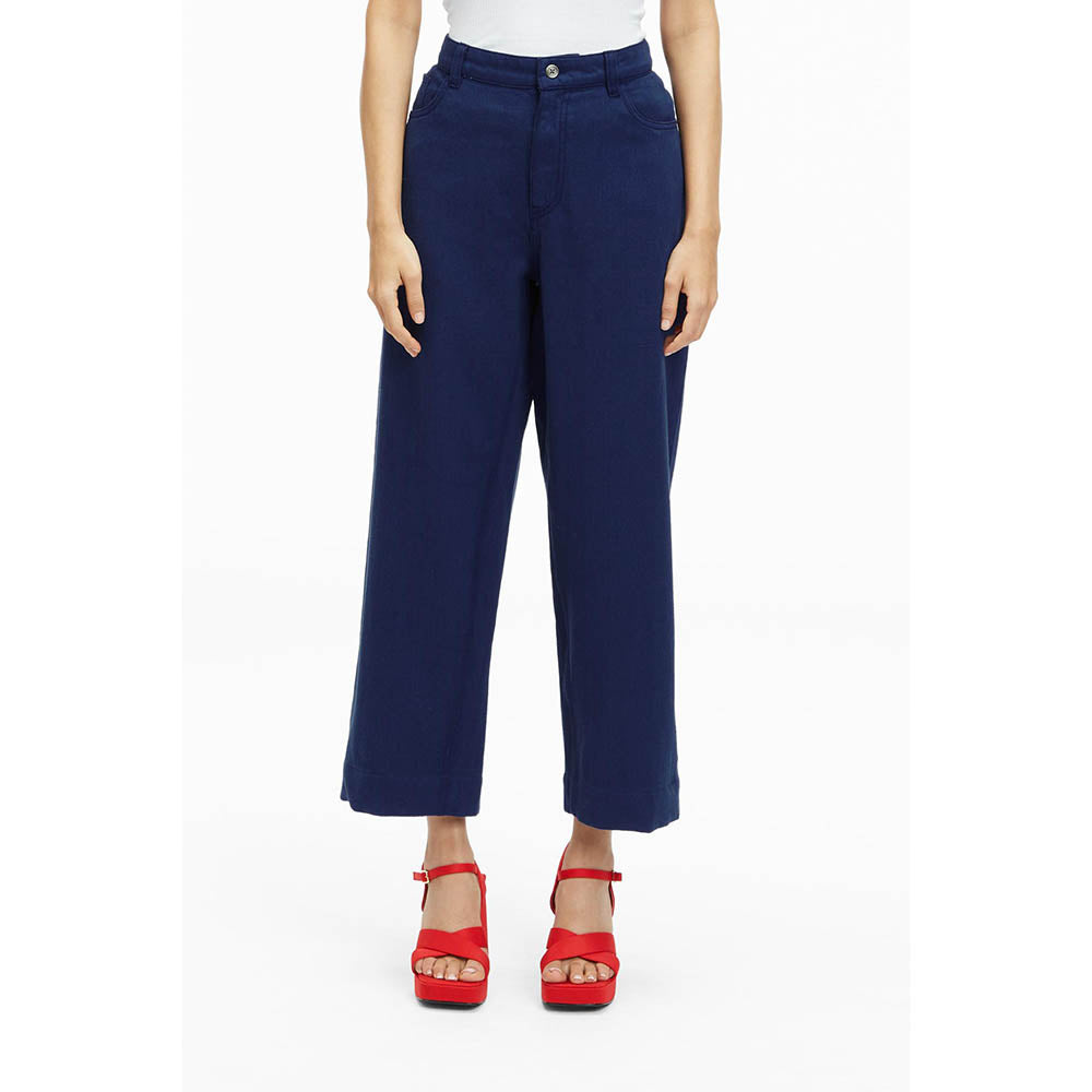 TERRA LUNA Blue Solid/Plain Avalon Pant