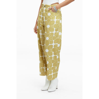 TERRA LUNA Gold Printed Avalon Pant