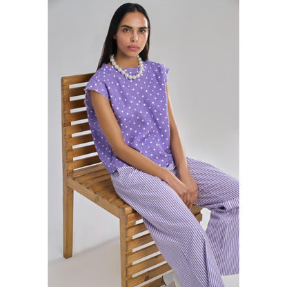 TERRA LUNA Lavender Stripes Nova Pant