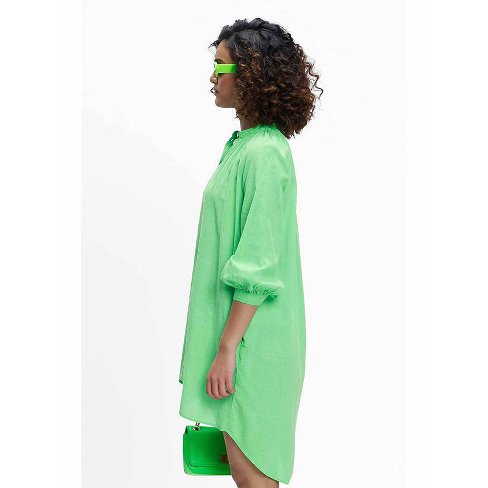 TERRA LUNA Nikoi Green Solid Dress