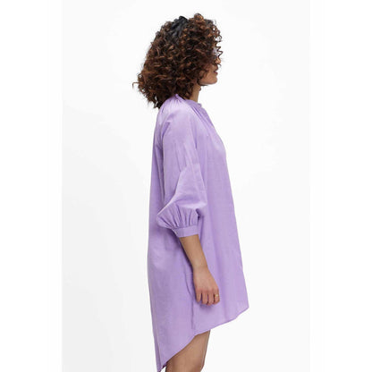 TERRA LUNA Nikoi Purple Solid Dress