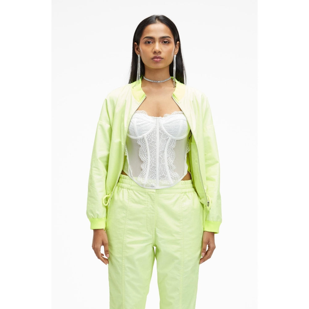 TERRA LUNA Octan Green Bomber Jacket