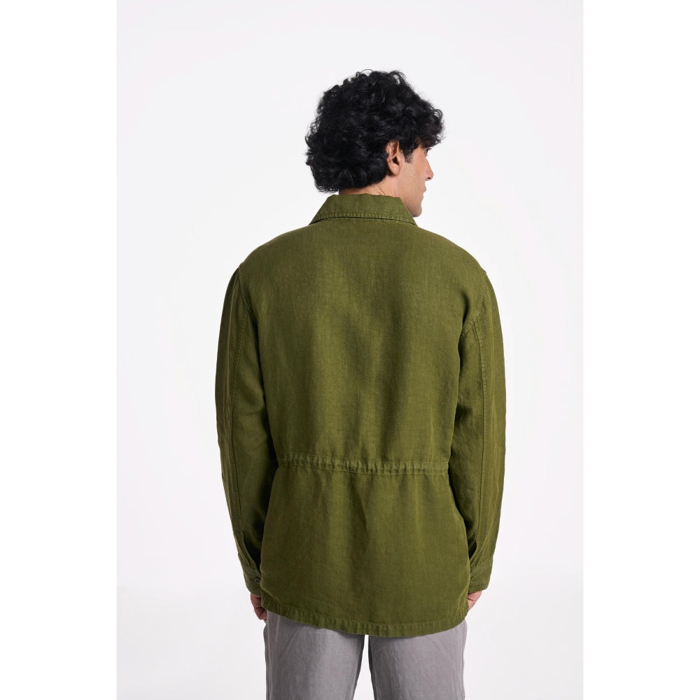 TERRA LUNA Felis The Traveller Shacket Olive