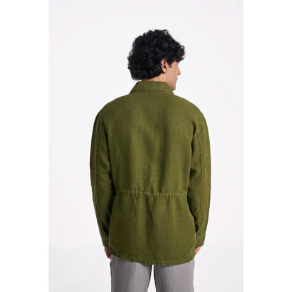 TERRA LUNA Felis The Traveller Shacket Olive