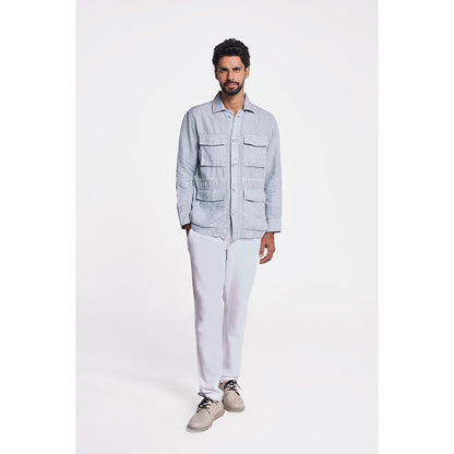 TERRA LUNA Felis The Traveller Shacket Blue