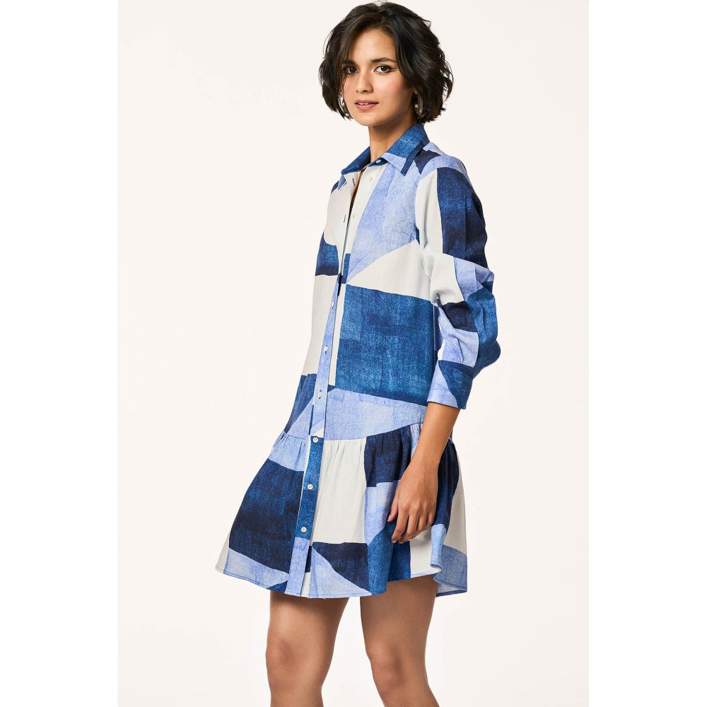 TERRA LUNA Women Mirri Patchwork Print Dress