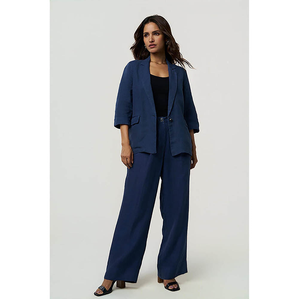 TERRA LUNA Sasha Delphi - Sunset Navy Blazer With Trouser
