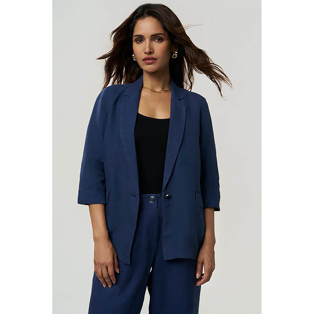 TERRA LUNA Sasha Delphi - Sunset Navy Blazer With Trouser