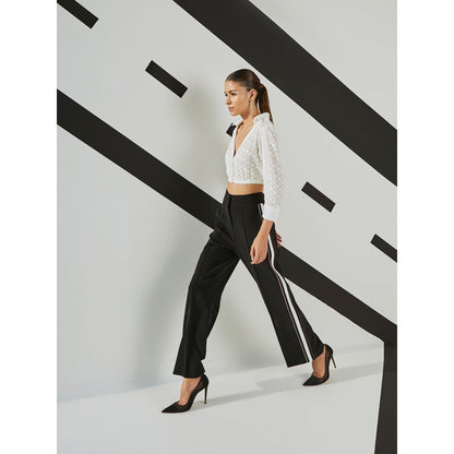 The Dapper Lady Moonlight Crop Top - White
